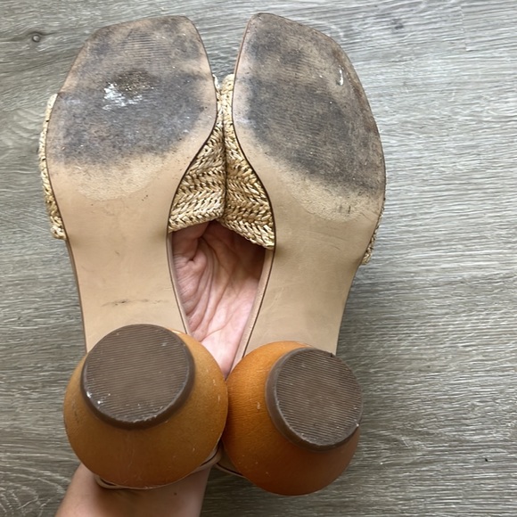 Adorable Wooden Block Sandal Heels - Picture 6 of 7